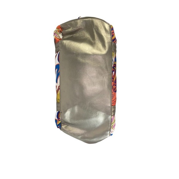 NY&C Metallic Graffiti Print Tote Bag Multicolor Shoulder Purse - Picture 5 of 8